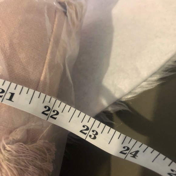 I love Us peach gold Throw Pillow Home Decor New - Picture 4 of 5